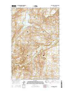 Four Horns Lake 2014 topographic map thumbnail