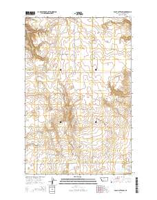 Eagle Buttes SW 2014 topographic map thumbnail