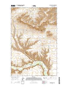 Dent Bridge NE 2014 topographic map thumbnail