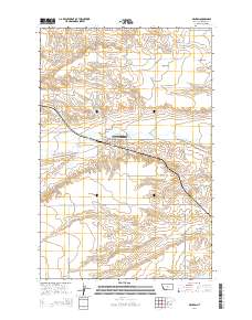 Denton 2014 topographic map thumbnail