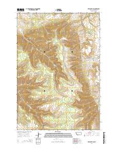 Deep Creek SW 2014 topographic map thumbnail