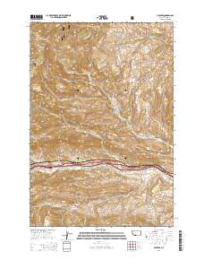 Hoppers 2014 topographic map thumbnail