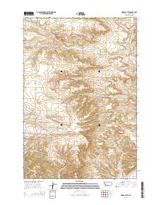 Horse Butte 2014 topographic map thumbnail