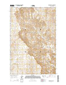 Horse Creek Hill 2014 topographic map thumbnail