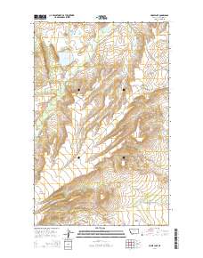 Horse Lake 2014 topographic map thumbnail