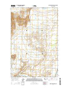 Lower Crow Reservoir 2014 topographic map thumbnail