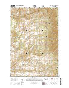 Gurnett Creek East 2014 topographic map thumbnail