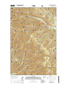 Horsehead Peak 2014 topographic map thumbnail