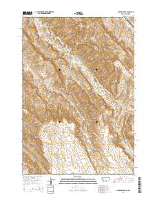 Hunters Creek 2014 topographic map thumbnail