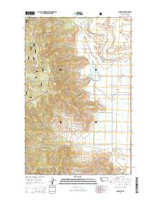 Lonepine 2014 topographic map thumbnail