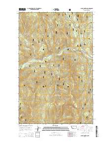 Clark Mountain 2014 topographic map thumbnail