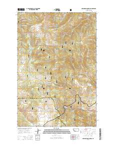 Greenhorn Mountain 2014 topographic map thumbnail