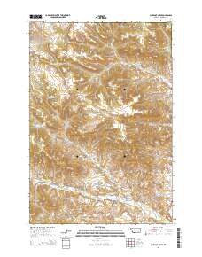 Clubfoot Creek 2014 topographic map thumbnail