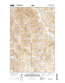 Cluster Buttes 2014 topographic map thumbnail