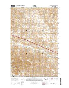 Cluster Buttes SW 2014 topographic map thumbnail