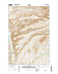 Clyde Park 2014 topographic map thumbnail
