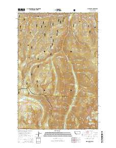 Dick Creek 2014 topographic map thumbnail