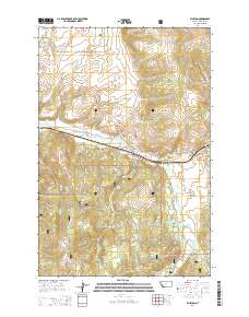 Elliston 2014 topographic map thumbnail