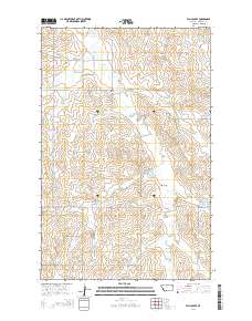 Elm Coulee 2014 topographic map thumbnail