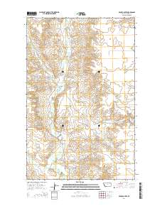 Hauck Coulee 2014 topographic map thumbnail