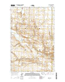 Havre NE 2014 topographic map thumbnail