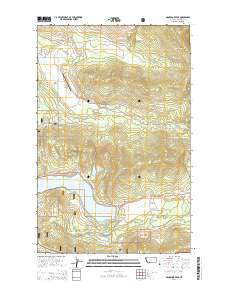 McGregor Peak 2014 topographic map thumbnail