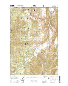 Maukey Gulch 2014 topographic map thumbnail