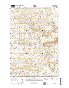 Hobo Coulee 2014 topographic map thumbnail