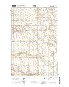 McKinnsey Reservoir West 2014 topographic map thumbnail