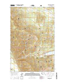Meadow Peak 2014 topographic map thumbnail