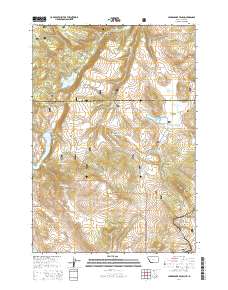 Hidden Lake Bench 2014 topographic map thumbnail