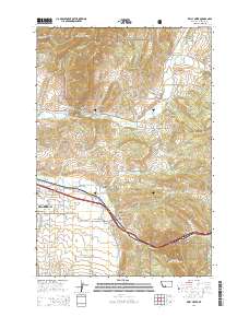 Kelly Creek 2014 topographic map thumbnail