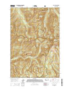 Kelly Lake 2014 topographic map thumbnail