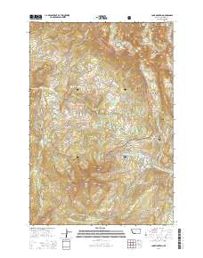 Lone Mountain 2014 topographic map thumbnail