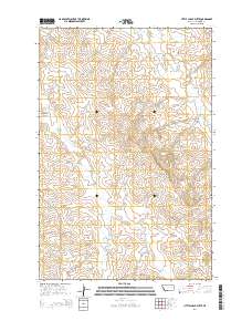 Little Chalk Butte 2014 topographic map thumbnail