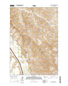Little Dry Creek 2014 topographic map thumbnail