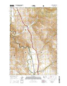 Melrose 2014 topographic map thumbnail