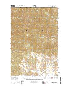 Hound Creek Reservoir 2014 topographic map thumbnail