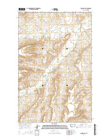 Hoodoo Hill 2014 topographic map thumbnail