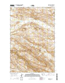 Krone Ranch 2014 topographic map thumbnail