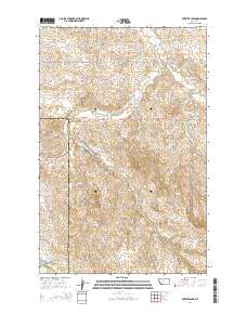 Kuester Lake 2014 topographic map thumbnail