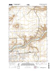 Northeast Great Falls 2014 topographic map thumbnail