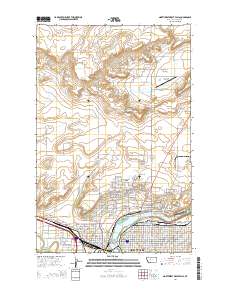 Northwest Great Falls 2014 topographic map thumbnail
