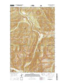 Lake Mountain 2014 topographic map thumbnail