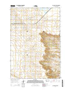Hay Basin South 2014 topographic map thumbnail