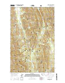 Mantrap Fork 2014 topographic map thumbnail