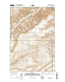 Harwood Bench 2014 topographic map thumbnail