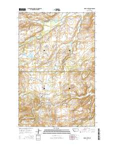 Heart Butte 2014 topographic map thumbnail