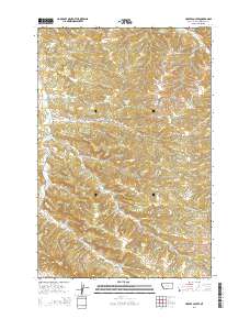 Harper Coulee 2014 topographic map thumbnail