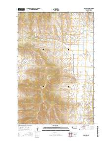 Irvine Hill 2014 topographic map thumbnail